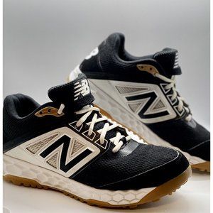 New Balance Men's 3000 V4 T3000BK4 Black White Running Shoes Sneakers Size 9.5